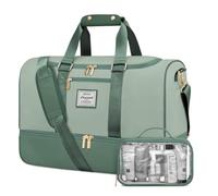 LOVEVOOK Weekender Reisetasche Damen, 37L Travel Duffle Bag Reisetaschen mit Kulturtasche, Schuhfach & Nassfach, Wasserdicht Sporttasche Gym Yoga Bag, Handgepäck Tasche für Sport Reise Flugzeug