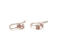 loveyourdiamonds Rehkitz Kinder Ohrclips, 925 Sterling Silber, echt Silber Kinderschmuck, Mädchen Schmuck nickelfrei, Geschenke für Kinder