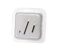 LOVIVER Uhrzeiger-Set, Uhrzeiger, einfach zu installierender Drücker, Stunden- und Minutendrücker, Haushaltsbedarf für Uhrmacher für NH35/NH36, Schwarz