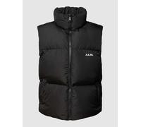 Low Lights Studios Steppweste mit Label-Stitching in Black, Größe XXL