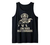 Low Rider Lustiger Dackel Wiener Hundeumhang Tank Top