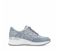 Rieker Damen Low-Top Sneaker N4316, Frauen Halbschuhe, lose Einlage,Turnschuhe,Laufschuhe,straßenschuhe,Strassenschuhe,blau (13),37 EU / 4 UK