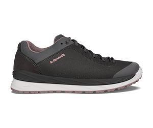 Lowa Alltag-Travelschuhe Malta Low GTX (Veloursleder, wasserdicht) anthrazitgrau/rose Damen, Größe Euro (US) 41,5 (9,5)