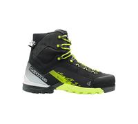 Lowa - Alpinismusschuhe mit GORE-TEX® - Cervino GTX Mid Black/Lime für Herren aus Leder - Größe 41 - schwarz schwarz 41