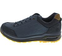 Lowa Alltag-Travelschuhe Bellagio Low GTX (Nubukleder, wasserdicht) navyblau/braun Herren, Größe Euro (US) 43,5 (10)