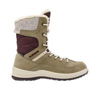 Lowa Winterstiefel Bianca High GTX (Veloursleder/Textil, wasserdicht) 2025 sandbraun/rot Kinder, Größe Euro (US) 40 (7,5)