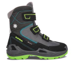 LOWA Boys Winterschuhe "Milo GTX hi" (640540) 30 SCHWARZ/TUERKIS