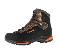 lowa camino evo gore tex wanderschuhe schwarz orange 46
