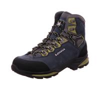 LOWA Herren Trekkingstiefel CAMINO EVO GTX (210627) Stahlblau/Kiwi Größe 43 ½