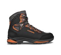 Lowa Wanderschuhe Camino Evo GTX (Trekking, Nubukleder, wasserdicht) schwarz/orange Herren, Größe Euro (US) 44,5 (11)