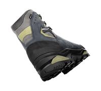 Lowa Wanderschuhe Camino Evo GTX (Trekking, Nubukleder, wasserdicht) stahlblau/kiwi Herren, Größe Euro (US) 45 (11,5)