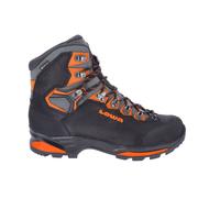Lowa Wanderschuhe Camino Evo GTX (Trekking, Nubukleder, wasserdicht) schwarz/orange Herren, Größe Euro (US) 41,5 (8,5)