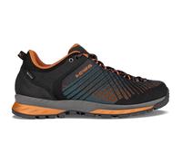 Lowa Wandersschuhe Carezza GTX Low 2024 (Synthetik, Trekking, wasserdicht) anthrazitgrau/orange Herren, Größe Euro (US) 45 (11,5)
