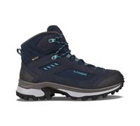 Lowa - Trekkingschuhe Gore-Tex - Corvara Gtx Mid Ws Navy / Arctic für Damen aus Leder - Größe 41 - Navy blau Navy blau 41