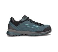 Lowa Wanderschuhe Delago GTX Low (Trekking, Spaltleder-Textil, wasserdicht) petrol/aquamarin Damen, Größe Euro (US) 42,5 (10,5)