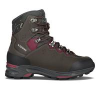 Lowa Wanderschuhe Lavena II GTX Ws – Trekkingschuhe Damen Grau Schiefer/Beere EU 37 1/2 – UK 4,5