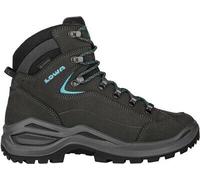 LOWA Damen Multifunktionsstiefel RENEGADE EVO GTX MID Ws S ASPHALT/TÜRKIS - Gr. - 41