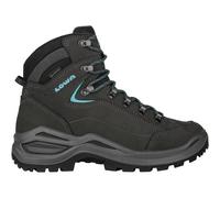 LOWA Damen Multifunktionsstiefel RENEGADE EVO GTX MID Ws W (321917) 44 ½ ASPHALT/TÜRKIS