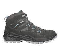 LOWA Damen Multifunktionsstiefel SIRKOS EVO GTX MID Ws (321801) 41 ANTHRAZIT/EISBLAU