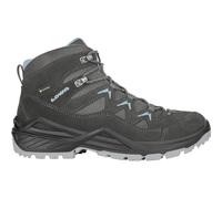 LOWA Damen Multifunktionsstiefel SIRKOS EVO GTX MID Ws (321801) 42 ANTHRAZIT/EISBLAU