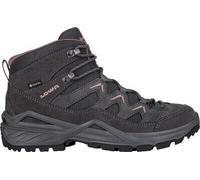 Lowa Wanderschuhe Sirkos Evo GTX Mid (wasserdicht) graphitgrau/altrosa Damen, Größe Euro (US) 39,5 (8)