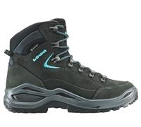 LOWA Damen Multifunktionsstiefel RENEGADE EVO GTX MID Ws S (321918) 41 ASPHALT/TÃœRKIS
