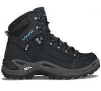 LOWA Damen Multifunktionsstiefel Damen Trekkingschuhe Renegade S Mid GTX W´s (320943) 38 ASPHALT/TUERKIS