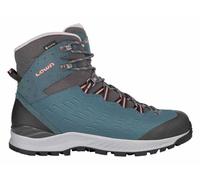 Lowa - Damen Trekking-Stiefel Explorer Mid petrolGore-Tex petrol rose - Gr. - UK 7
