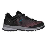 LOWA Damen Trekkinghalbschuhe CAREZZA GTX LO WS (220065) 39 ½ SCHWARZ/ALTROSA