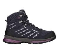 damen wanderschuh lowa trek evo gtx mid blau violett