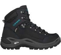 LOWA Damen Wanderschuhe Renegade GTX MID ASPHALT/TUERKIS - Gr. - 44.5