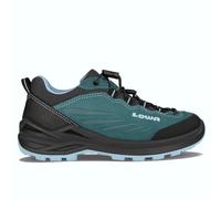 Lowa - Delago GTX Lo Junior SL - petrol/eisblau - Größe 37 - Kinderwanderschuhe - GoreTex