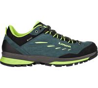 Lowa Delago GTX LO Herren Wanderschuh petrol/limone UK 9