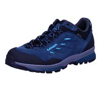 Lowa Wanderschuhe Delago GTX Low (Trekking, Spaltleder-Textil, wasserdicht) petrol/aquamarin Damen, Größe Euro (US) 42,5 (10,5)