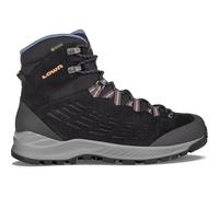 LOWA Damen Trekkingstiefel ® EXPLORER II GTX MID Ws (220764) 41 ½ SCHWARZ/MANDARINE