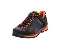 Lowa Wandersschuhe Carezza GTX Low Veloursleder (Trekking, wasserdicht) anthrazitgrau/orange Herren, Größe Euro (US) 45 (11,5)