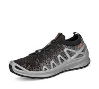 Lowa Sneaker Fusion Low Strickmaterial, sockenähnlicher Einstieg, grau/schwarz Herren Gr. 42 (US 9)