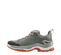 Lowa Wanderschuhe Innovo Low GTX (All-Terrain, Veloursleder/Textil, wasserdicht) grau/feuerrot Herren, Größe Euro (US) 44,5 (11)