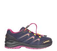 Lowa MADDOX GTX LO JUNIOR Kinder - Wanderschuhe - NAVY/FUCHSIA 25
