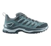 Lowa Wanderschuhe Innovo Low GTX (All-Terrain, Veloursleder/Textil, wasserdicht) grau/petrolblau Herren, Größe Euro (US) 48,5 (14)