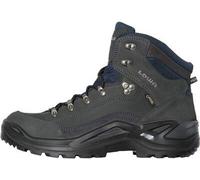 LOWA Herren Multifunktionsstiefel Herren Trekkingschuhe Renegade S Mid GTX M´s Dunkelgrau/Navy - Gr. - 47