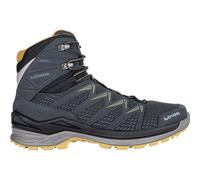 LOWA Herren Multifunktionsstiefel Herren Wanderstiefel Innox Pro Gore-Tex Mid (310703) 46 STAHLBLAU/SENF