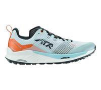 Lowa Trail-Laufschuhe Madrix (Textil, atmungsaktiv) nebelblau/orange Herren, Größe Euro (US) 44 (10,5)