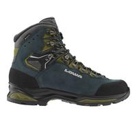 Lowa Wanderschuhe Camino Evo GTX (Trekking, Nubukleder, wasserdicht) stahlblau/kiwi Herren, Größe Euro (US) 44,5 (11)