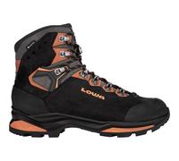 Lowa - Camino Evo GTX - Wanderschuhe, Gr. 41.5 UK 7.5 - Slim, schwarz (Schwarz/Orange)