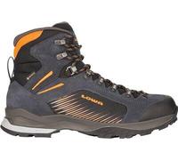 Lowa Wanderschuhe Vigo GTX (Trekking, Spaltleder-Textil, wassderdicht) navyblau/orange Herren, Größe Euro (US) 44,5 (11)