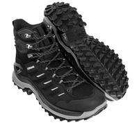 Lowa Wanderschuhe Innovo GTX Mid Veloursleder wasserdicht Schwarz/Grau Gr. 42 (UK 8)