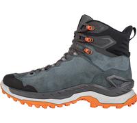 Lowa Wanderschuhe Innovo Mid GTX (All-Terrain, Veloursleder, wasserdicht) rauchgrün/flame Herren, Größe Euro (US) 45 (11,5)