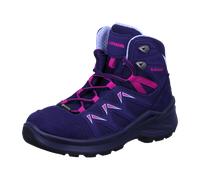 Lowa Wander-Travelschuhe Innox Pro MID GTX Junior (Synthetik/Textil, wasserdicht) navyblau/beere Kleinkinder, Größe Euro (US) 34 (3)
