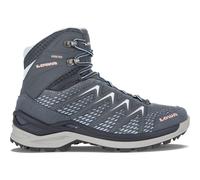 Damen Wanderschuh Lowa Innox Pro GTX MID Ws 2026 Schuhgröße: UK 7,5 stahlblau-lachs